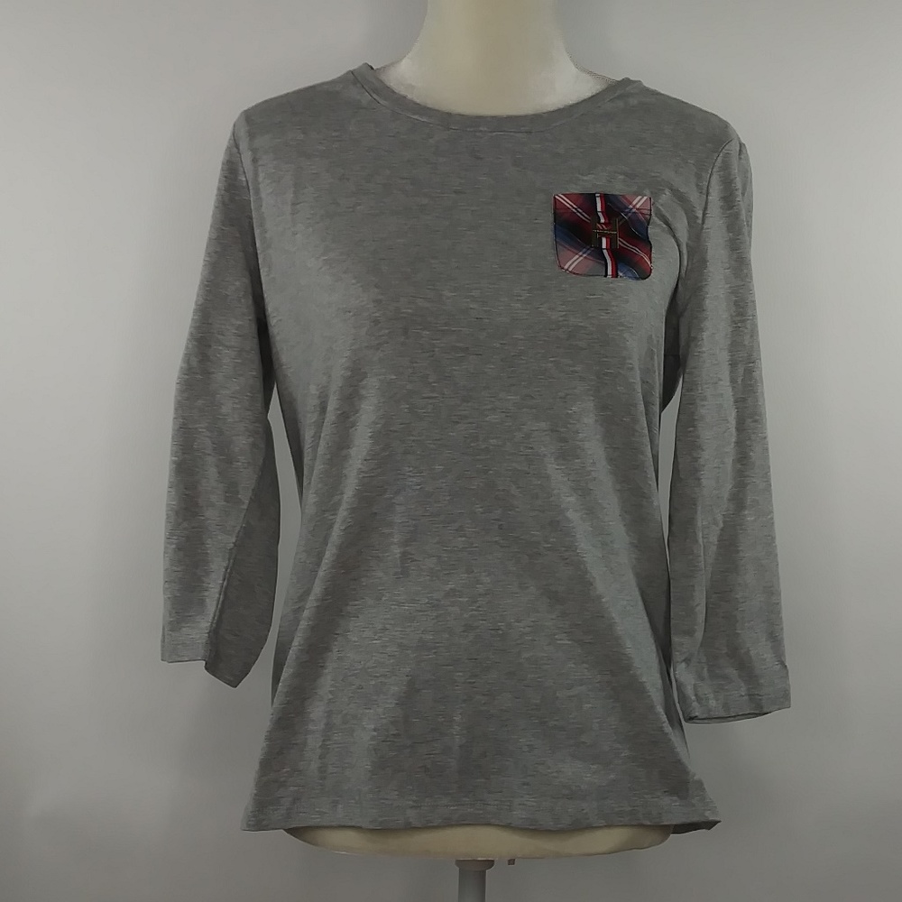 Tommy Hilfiger Grey Shirt Pocket "H" NWT